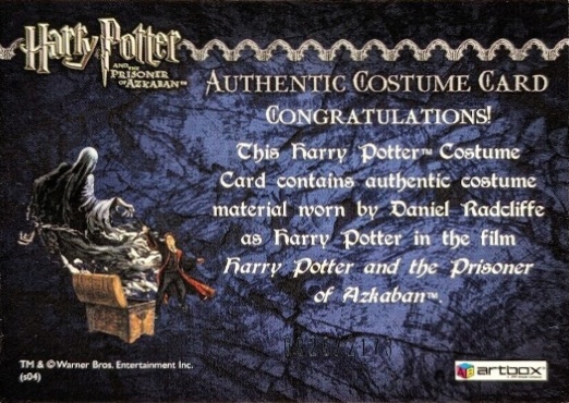 Harry Potter's Cardigan - Back