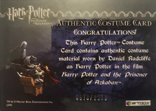 Harry Potter's Cardigan - Back