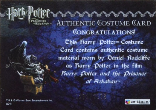 Harry Potter's Cardigan - Back