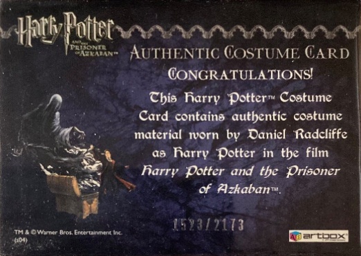 Harry Potter's Cardigan - Back