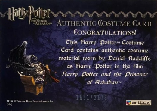 Harry Potter's Cardigan - Back