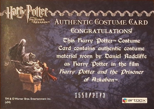 Harry Potter's Cardigan - Back