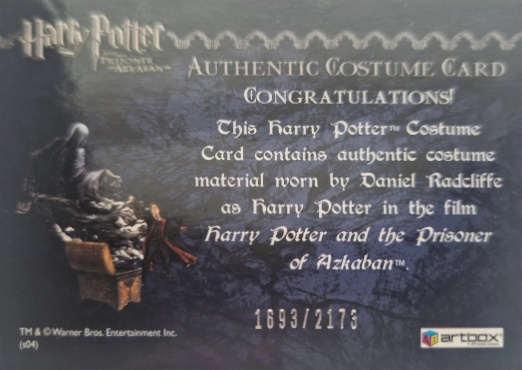 Harry Potter's Cardigan - Back