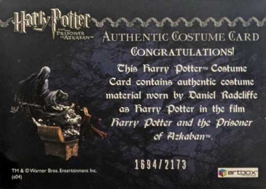 Harry Potter's Cardigan - Back