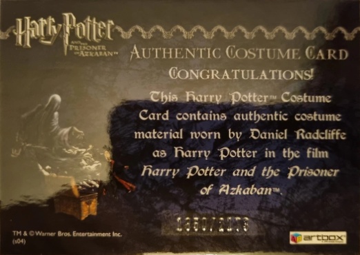 Harry Potter's Cardigan - Back