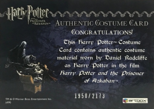 Harry Potter's Cardigan - Back