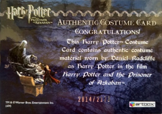 Harry Potter's Cardigan - Back