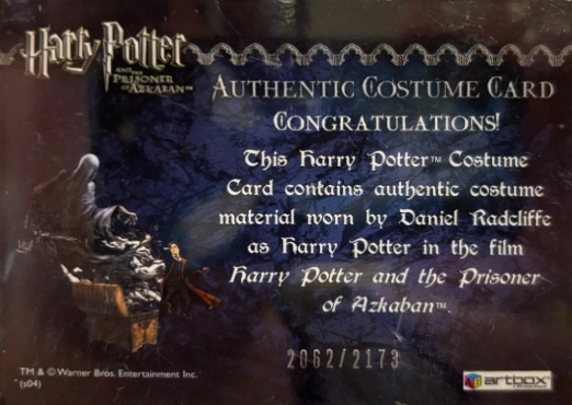 Harry Potter's Cardigan - Back