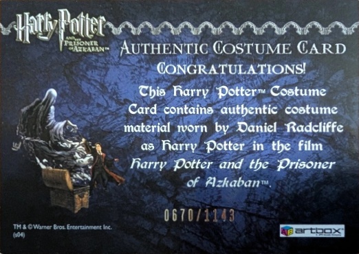 Harry Potter's Quidditch Robe - Back