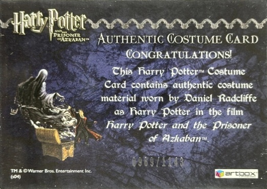 Harry Potter's Quidditch Robe - Back