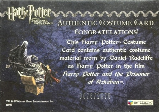 Harry Potter's School Cloak - Back