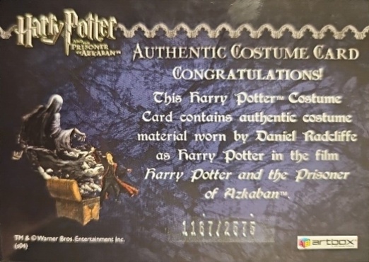 Harry Potter's School Cloak - Back