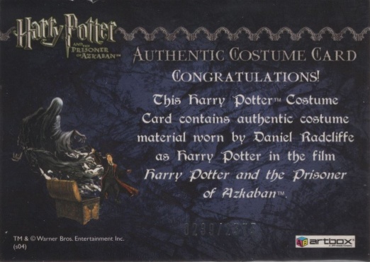 Harry Potter's School Cloak - Back