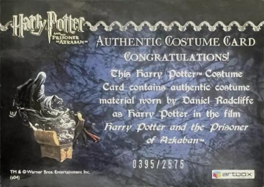 Harry Potter's School Cloak - Back