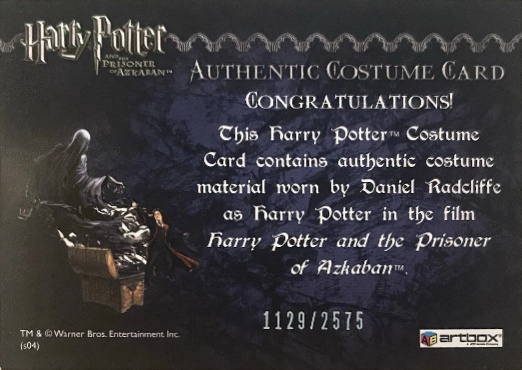 Harry Potter's School Cloak - Back