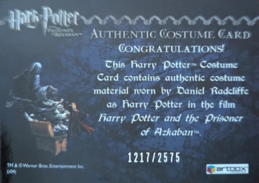 Harry Potter's School Cloak - Back