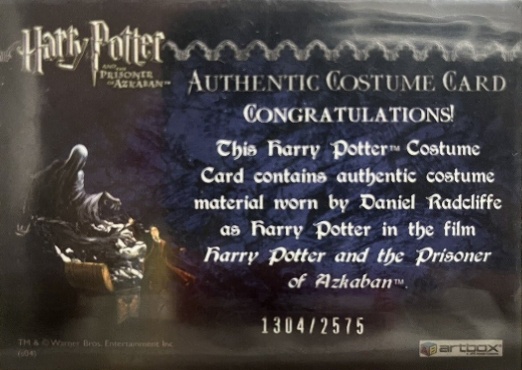 Harry Potter's School Cloak - Back