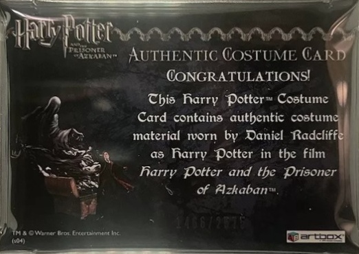 Harry Potter's School Cloak - Back