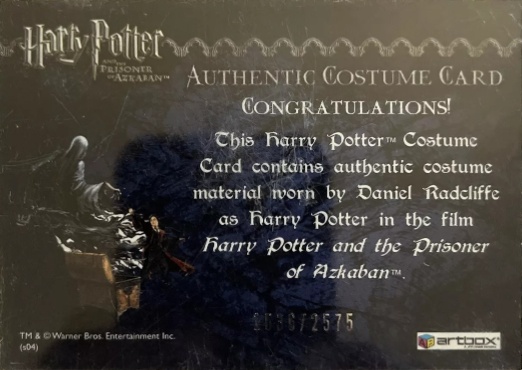 Harry Potter's School Cloak - Back