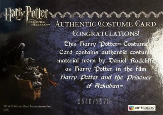 Harry Potter's School Cloak - Back