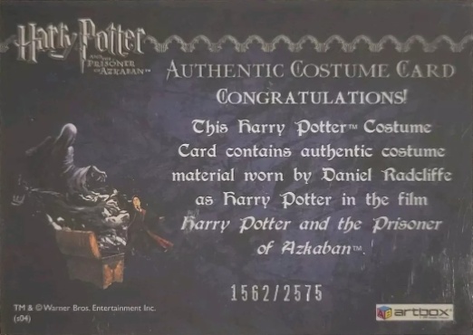 Harry Potter's School Cloak - Back