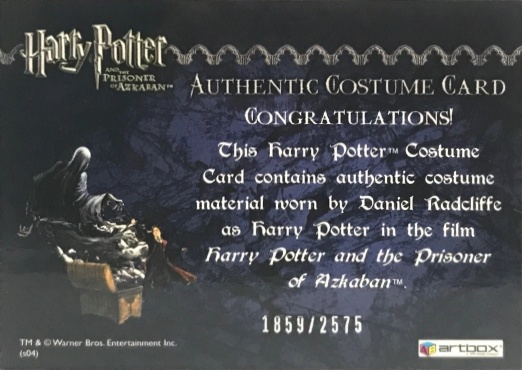 Harry Potter's School Cloak - Back