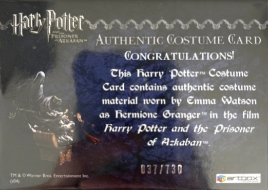 Hermione's Wooly Sweater and Scarf - Back