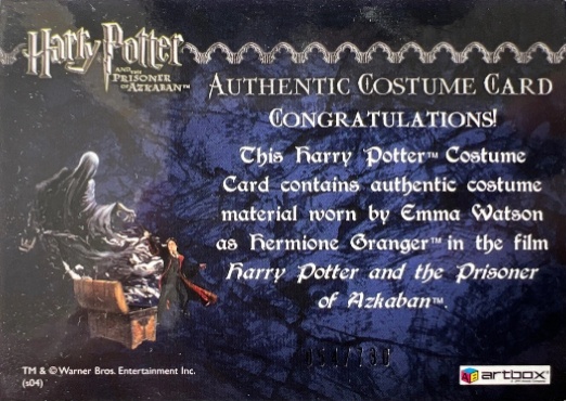 Hermione's Wooly Sweater and Scarf - Back