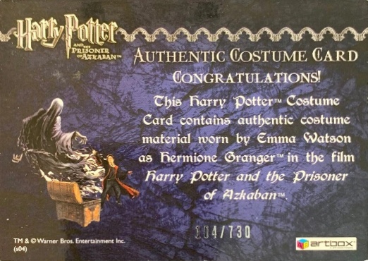 Hermione's Wooly Sweater and Scarf - Back