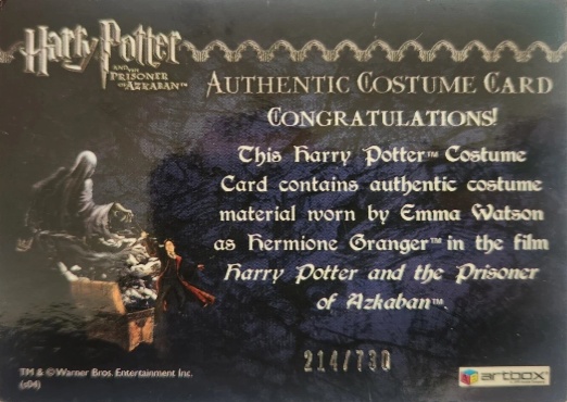 Hermione's Wooly Sweater and Scarf - Back