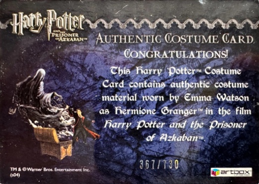 Hermione's Wooly Sweater and Scarf - Back