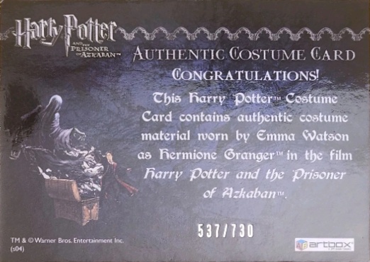 Hermione's Wooly Sweater and Scarf - Back