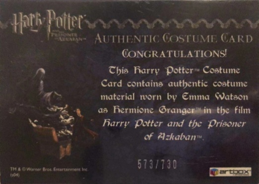 Hermione's Wooly Sweater and Scarf - Back