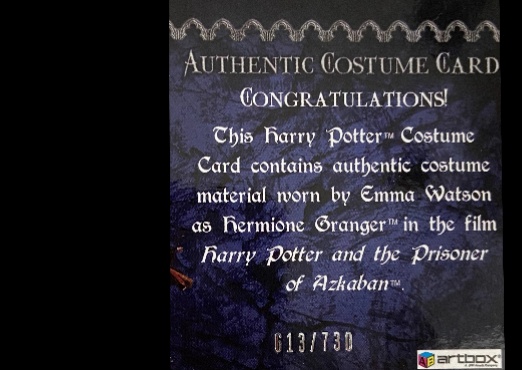 Hermione's Wooly Sweater and Scarf - Back