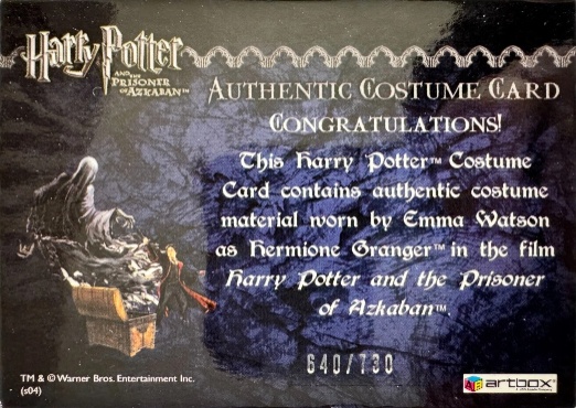 Hermione's Wooly Sweater and Scarf - Back