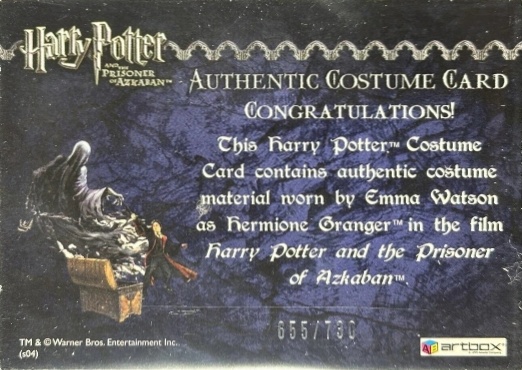 Hermione's Wooly Sweater and Scarf - Back