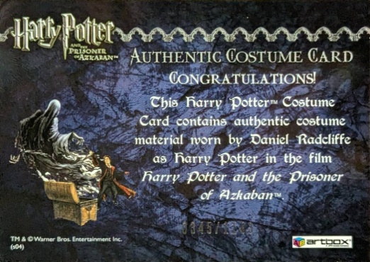 Remus Lupin's Jacket - Back