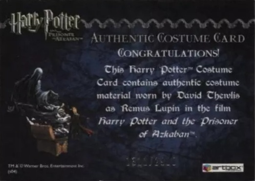 Remus Lupin's Jacket - Back