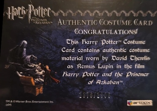 Remus Lupin's Jacket - Back