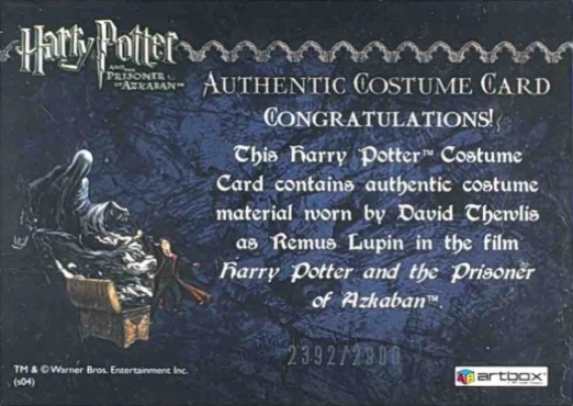 Remus Lupin's Jacket - Back