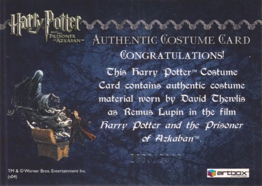 Remus Lupin's Jacket - Back