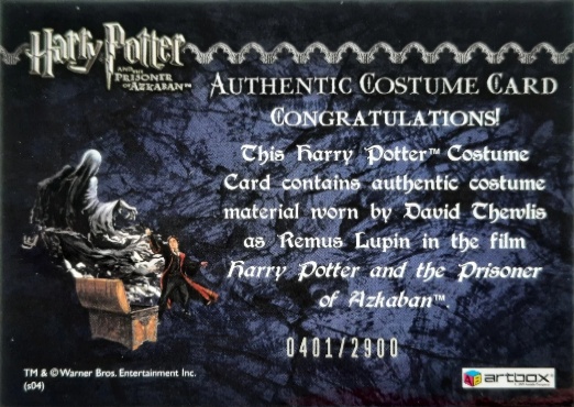 Remus Lupin's Jacket - Back