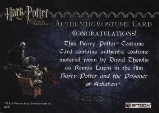 Remus Lupin's Shirt - Back