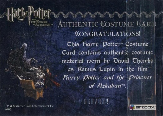 Remus Lupin's Shirt - Back