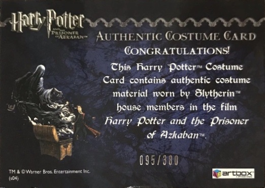 Slytherin House Tie - Back