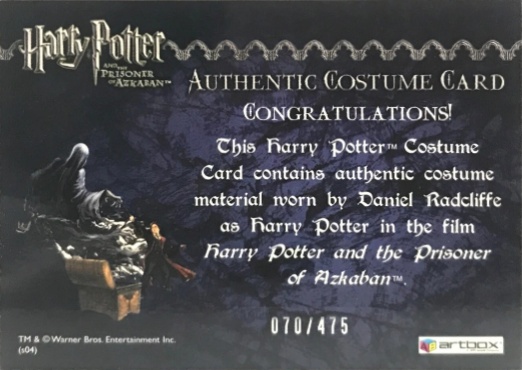 Harry Potter's Grey T-Shirt - Back