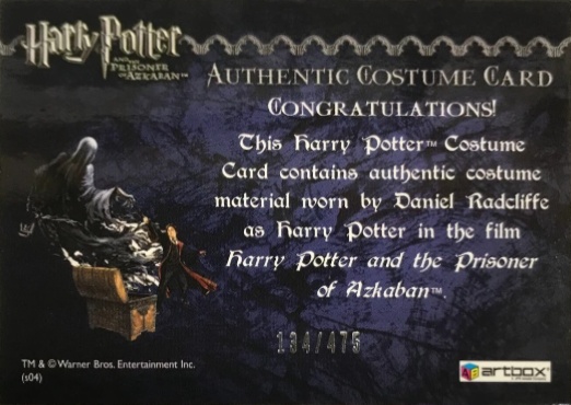 Harry Potter's Grey T-Shirt - Back