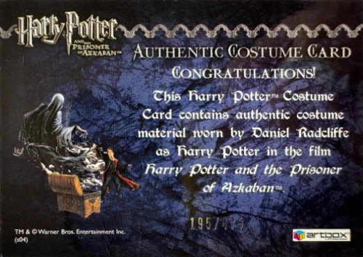 Harry Potter's Grey T-Shirt - Back