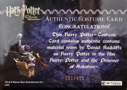 Harry Potter's Grey T-Shirt - Back