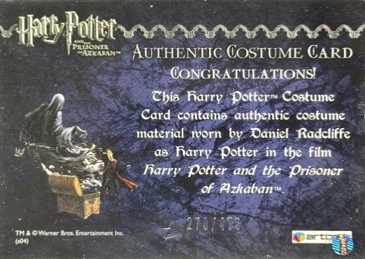 Harry Potter's Grey T-Shirt - Back